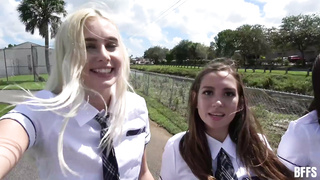 Brave Watchman Brick Danger Caught Bad Girls In Skirts And Punished Them - Bailey Base