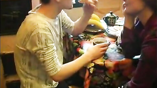 Russian Redhead Mom Seduce Her Son -