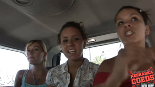 Nebraska Coeds - Emmie and Ellie Nipples and Clit Piercings