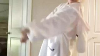 Sexy Blonde dance and strip