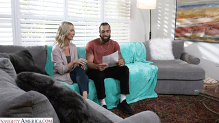 SEXY BLONDE SYDNEY PAIGE WANTS WHAT HER FRIEND HAS, HER HUSBAND'S BIG COCK