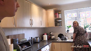 BBW MILF Charlie Rae Fucks Her Stepnephew.