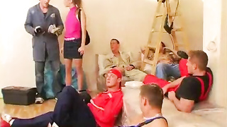 A slut getting gangbanged 11