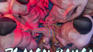 Rebecca More 21 Man Bukkake Cumshot