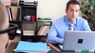 punished his blonde stepdaughter