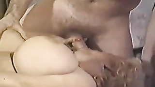 Gilf got the job with her big tits and big clit