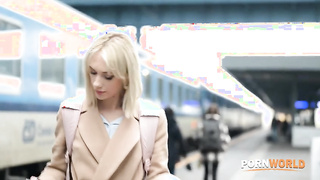 Sexy Blonde Sky Pierce Enjoys Some Balls Deep Fucking With Stranger GP2914 