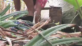 Khan Outdoor mms Sex Video Couple02 P01