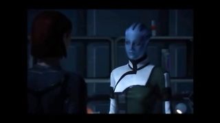 Lesbian Female Shepard and Liara