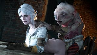Ciri SFM with monster