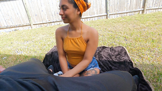 I ALMOST GOT CAUGHT getting a Facial by the Neighbour!!