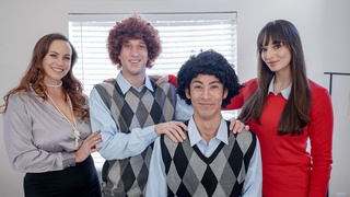 David and Codei  are forced to move in with each other after their stepmoms become partners