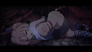 Hentai teen fucked by tentacle monster