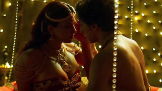 Young boy fucks his Indian Aunt in Kamasutra positions