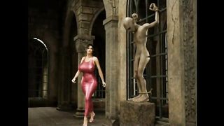 Lewd Lara Croft gets fucked by ugly goblins PTV, 3D, Drawn