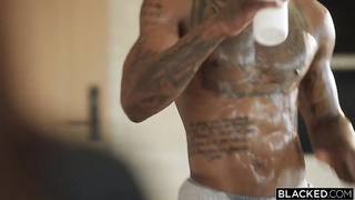 XXX Naughty Wife Sneaks In A Secret BBC Workout