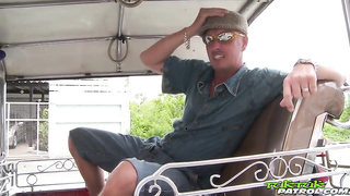 Meena - Plump assed hairy Thai gets a mean ride XXX