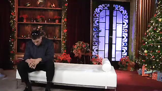 Busty Milf holiday under the tree