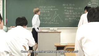 [IQQQ-024] (English subbed) Mio Kimishima, a married teacher who cums 10 times in a class while not