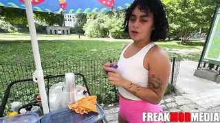 Curly Rican - Big Booty Latina Quits Her Job To Do Porn XXX