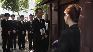 [HBAD-260] (English subbed) A Fickle Widow Gets Wet From Being Shamed And Tries Not to Wail When Get