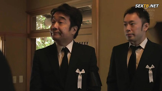 [JUL-891] 49-Day Creampie Group Sex Turned Widow Who Only Gave Herself to Husband Into Meat Servant.