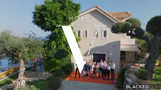 Hotel porn sexisfied Customer Jia porn Lily sex