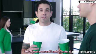 Cielo West & Kourtney Rae - Mi amiga y yo intercambiamos papás Sub