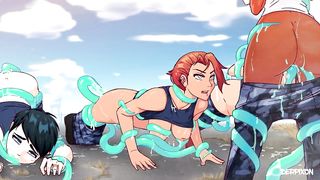 Hentai Tentacle Porn 2018 - Thirst Week - HD 720p