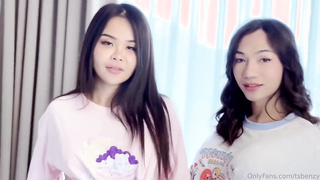 Ladyboy fucks hot thai girl of