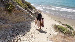 Brother's wife takes me to nude beach and CHEATS on her husband