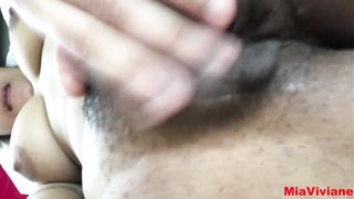 Black ebony sex solo pussy play - Mia Viviane - HD 720p