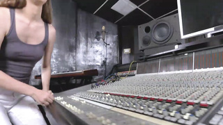 lesbianas en estudio de música