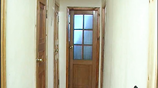 Mature doctor likes to suck and how two young guys fuck her.