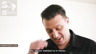 Lily Glee - Jovencita se folla a su jefe en masaje sub esp