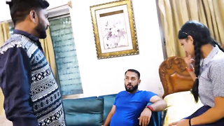 A Tution Teacher Step Brother Fucked His Sexy Student Hardcore Threesome