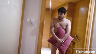 Stepbrother Starts Masturbating After Seeing Her Stepsister