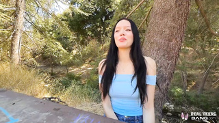 Odessa, fucked in the woods