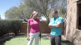 Jodi West - Putting Lesson Turns Into Sex - 14min