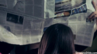 Straplez Jane Gets Into Raven's Pants Like A Pro