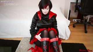 Hidori Rose Ruby Rose Serves Three Cocks, Rwby