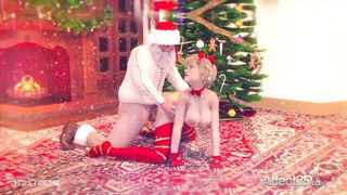 Christmas futanari animation