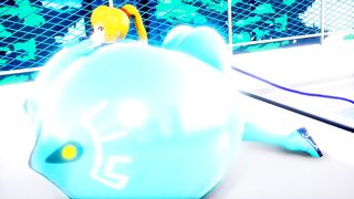 Hentai Samus In Zero Suit: Water Filling Breast Expansion - HD 720p