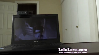 Lelu Love - She catches roommate SPYING on her in the shower then FUCKS him - 14min