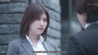 [DLDSS-154] A virgin subordinate, who takes his female boss’s provocation seriously, performs an adu