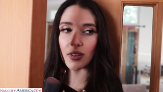 XXX Sexy secretary Aria Sloane gets dominant with her boss and demands his dick