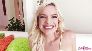 videodsey Lakes - Bubble Butt Blonde videodsey Lakes Takes On Her First DP rq