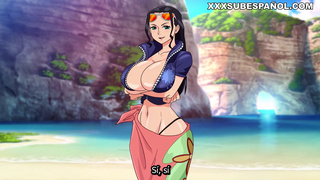 Nico Robin Follada Como Puta - Sub Español
