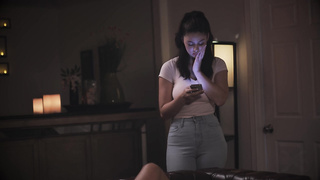 Carla finds text messages on her stepfather's phone to other women