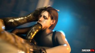 26regionsfm New - Jill Valentine VS Regenerator SFM Monster Porn 2019 HD 720p